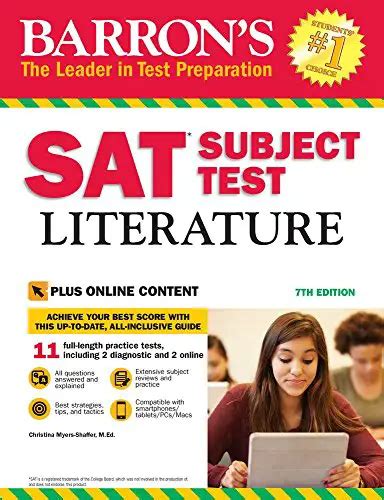 The SAT Subject Test in Literature: An Overview